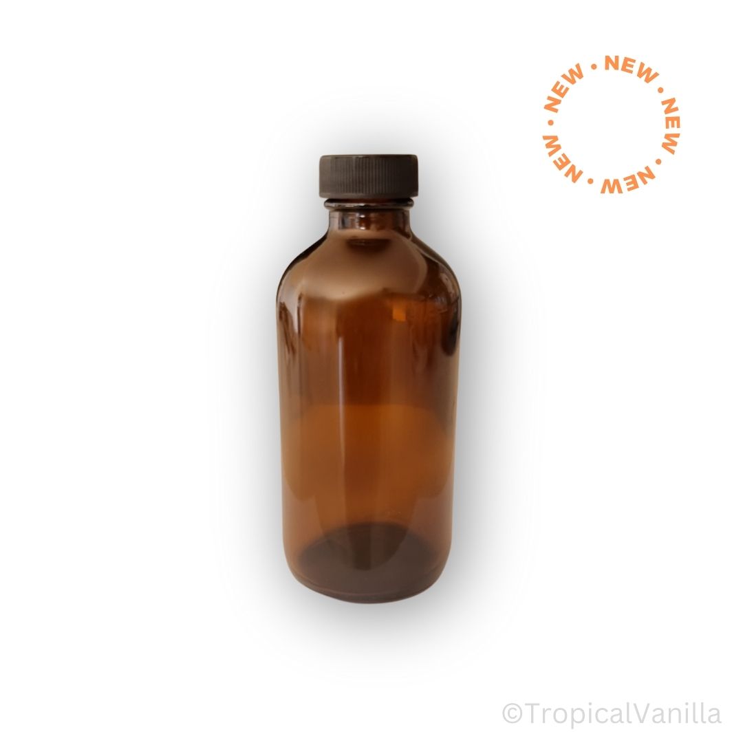 Boston Round Glass Bottle 200ml