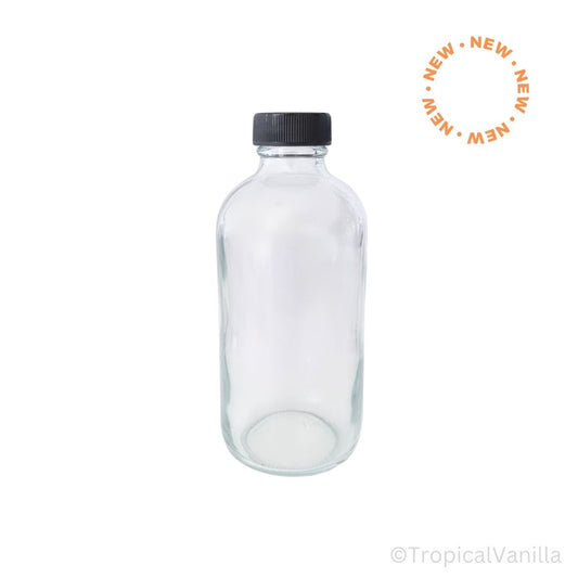 Boston Round Glass Bottle 200ml