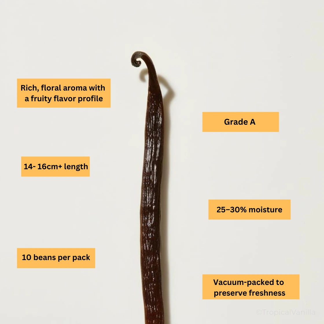 10 Tahitian Vanilla Beans for $19.95